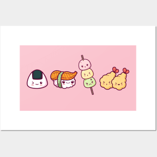 Kawaii Food Posters and Art